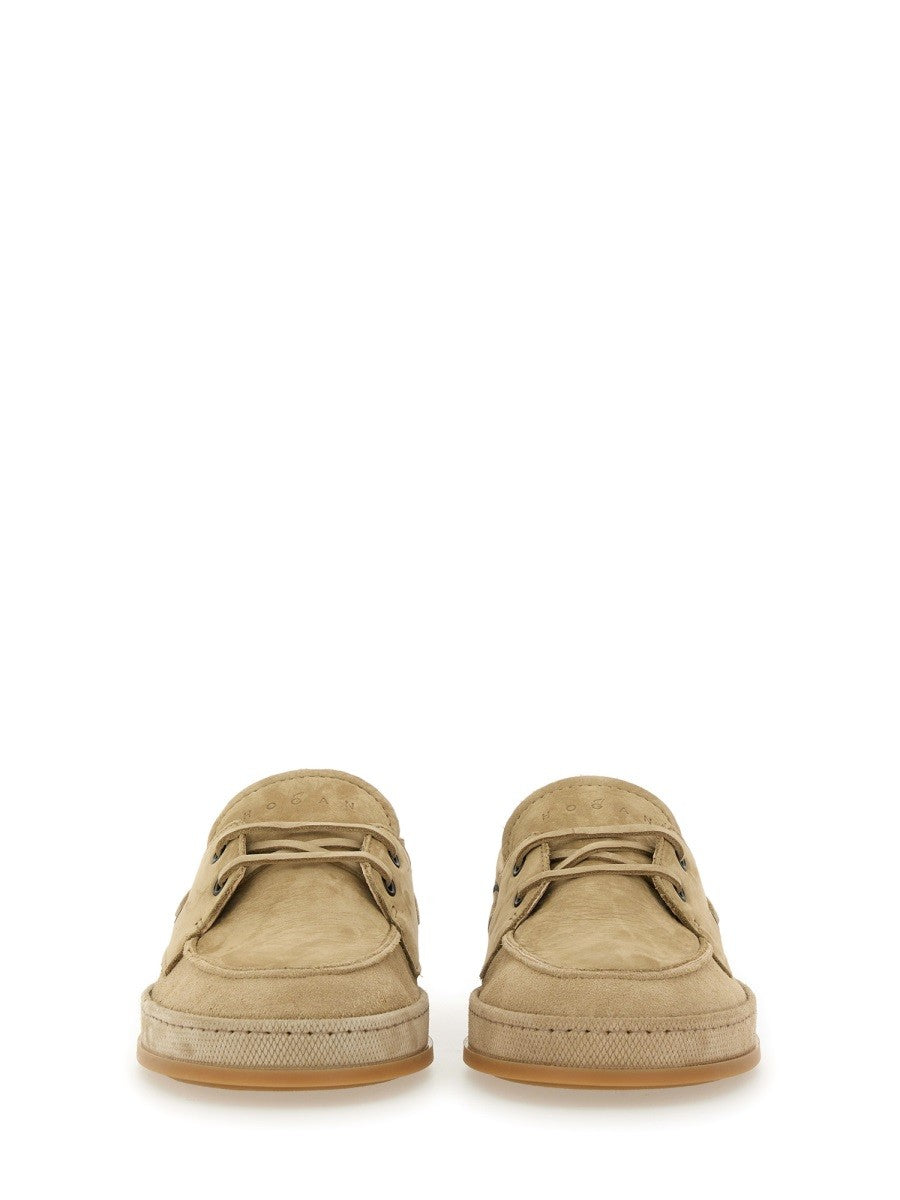 Hogan LEATHER BOAT MOCCASIN