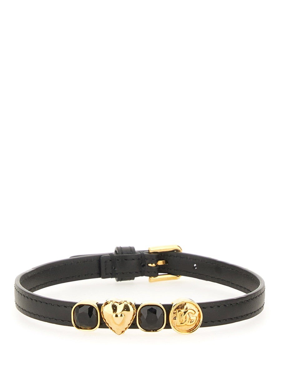 Dolce & Gabbana LEATHER CHOKER
