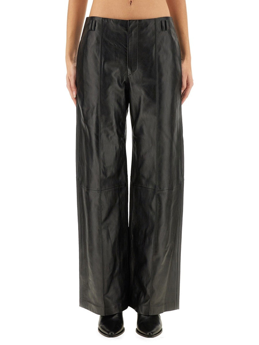 Isabel Marant LEATHER "CIARRA" PANTS