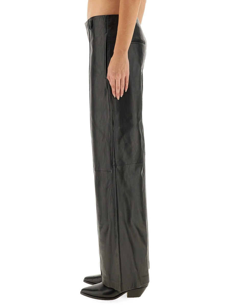 Isabel Marant LEATHER "CIARRA" PANTS