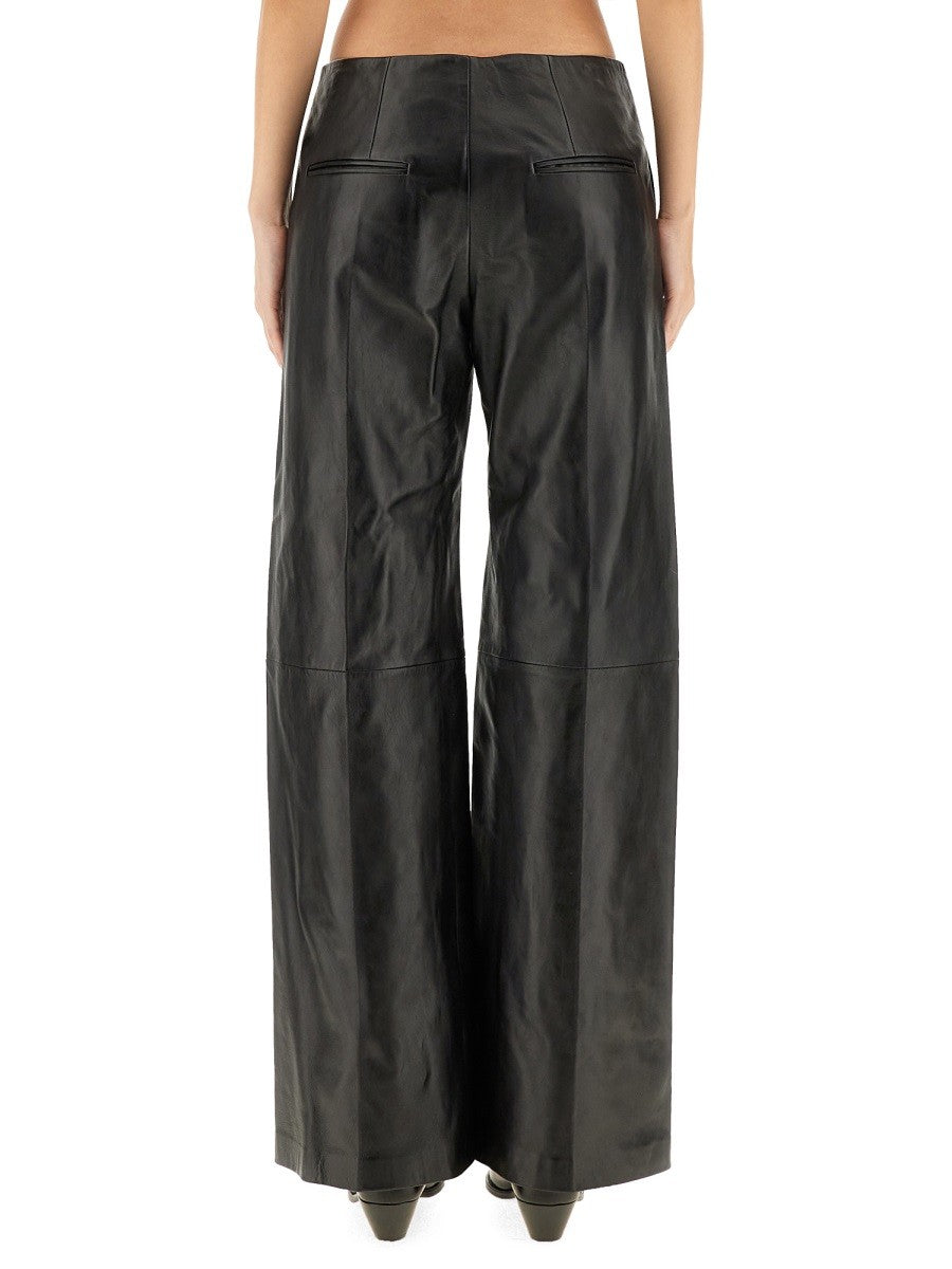 Isabel Marant LEATHER "CIARRA" PANTS