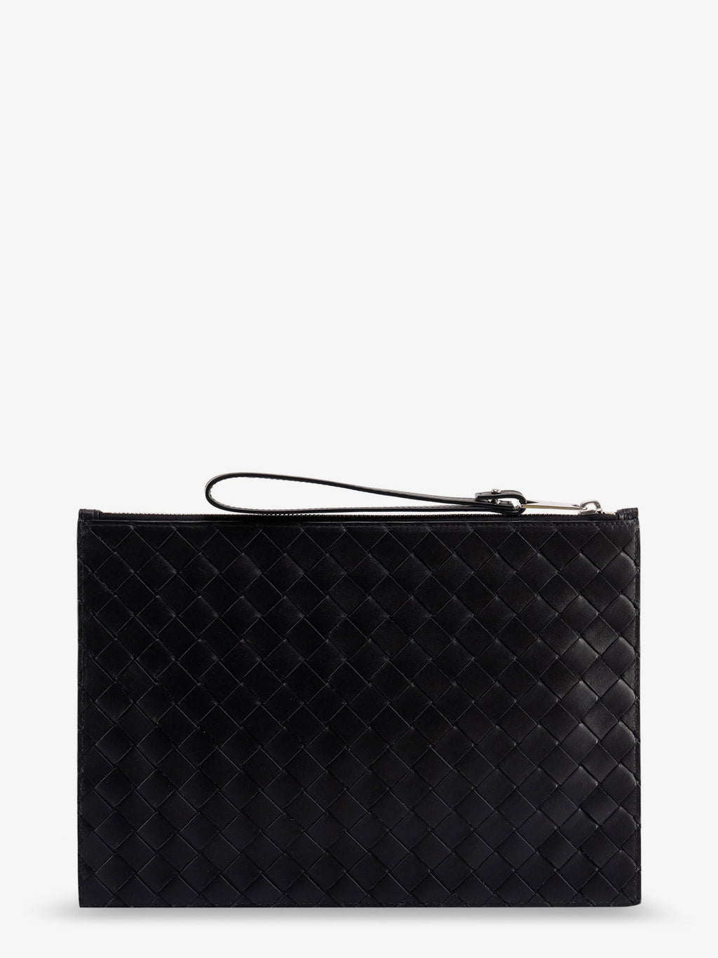 Bottega Veneta Leather clutch with Intrecciato motif