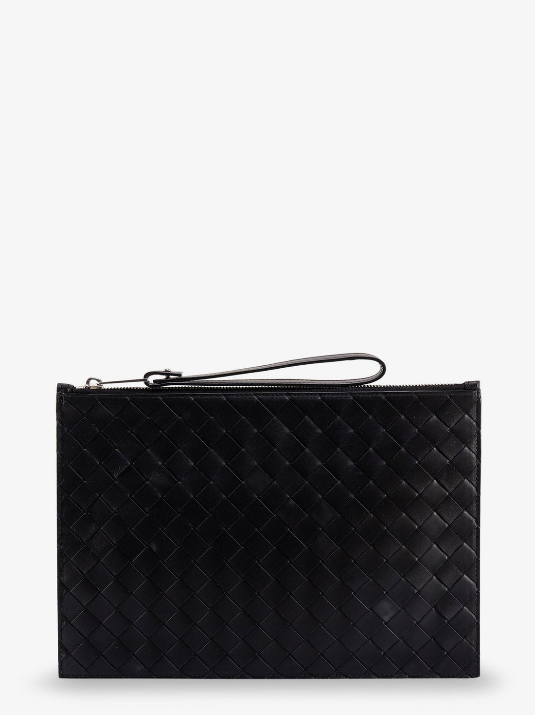 Bottega Veneta Leather clutch with Intrecciato motif