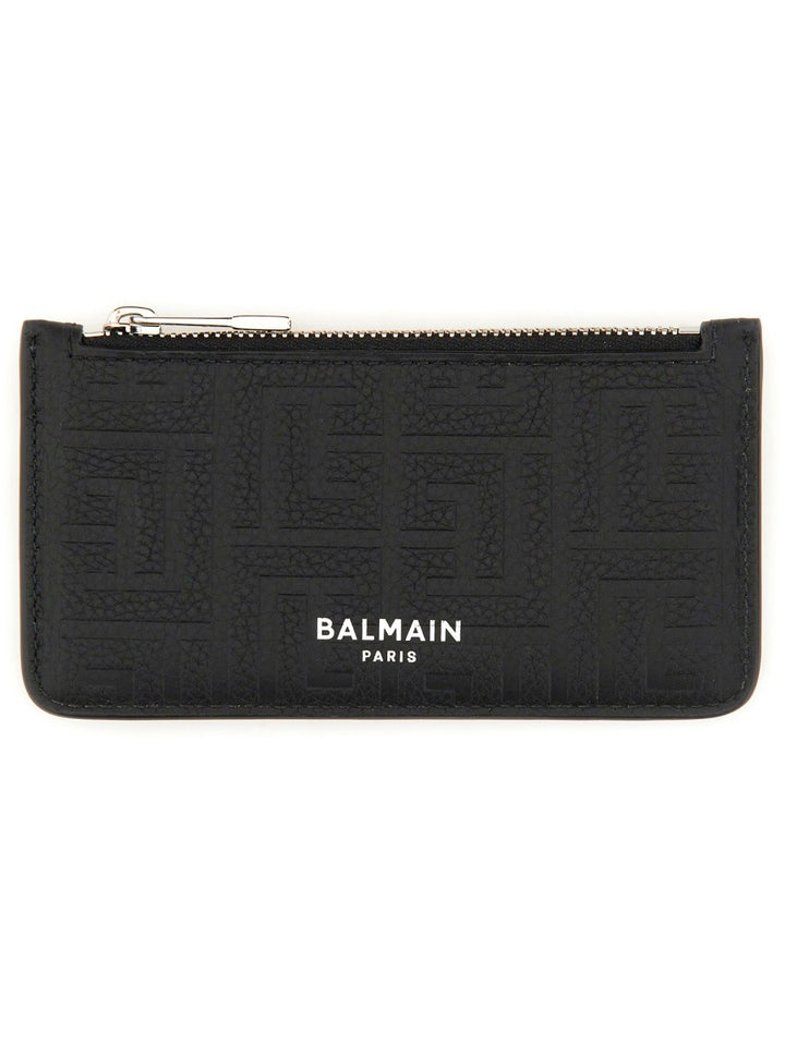 Balmain LEATHER COIN PURSE