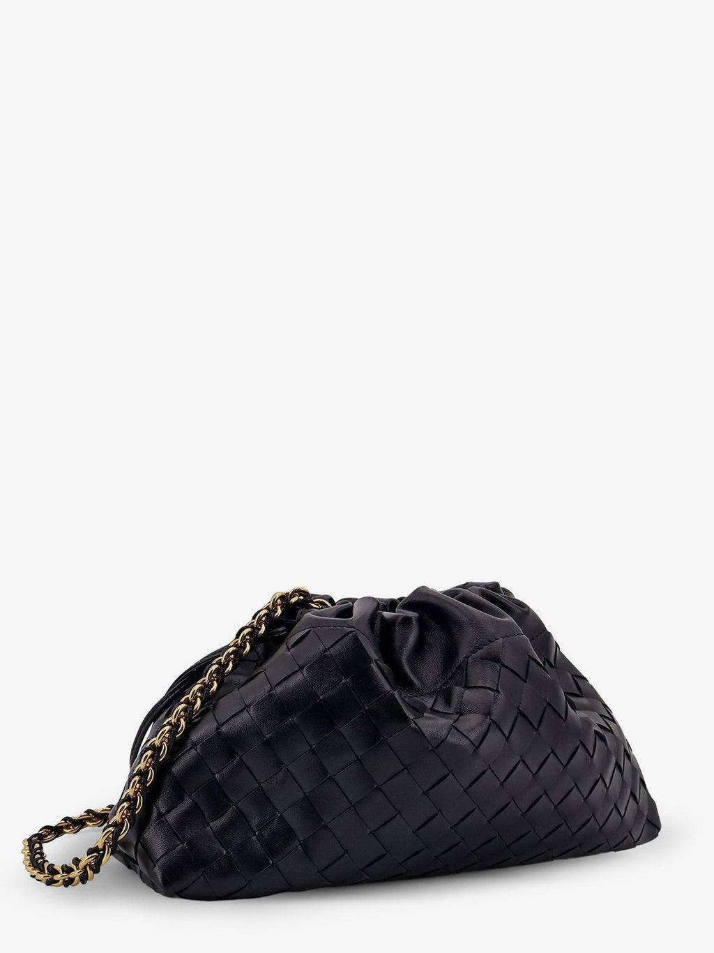 Bottega Veneta Leather Dustbag clutch with Intrecciato motif