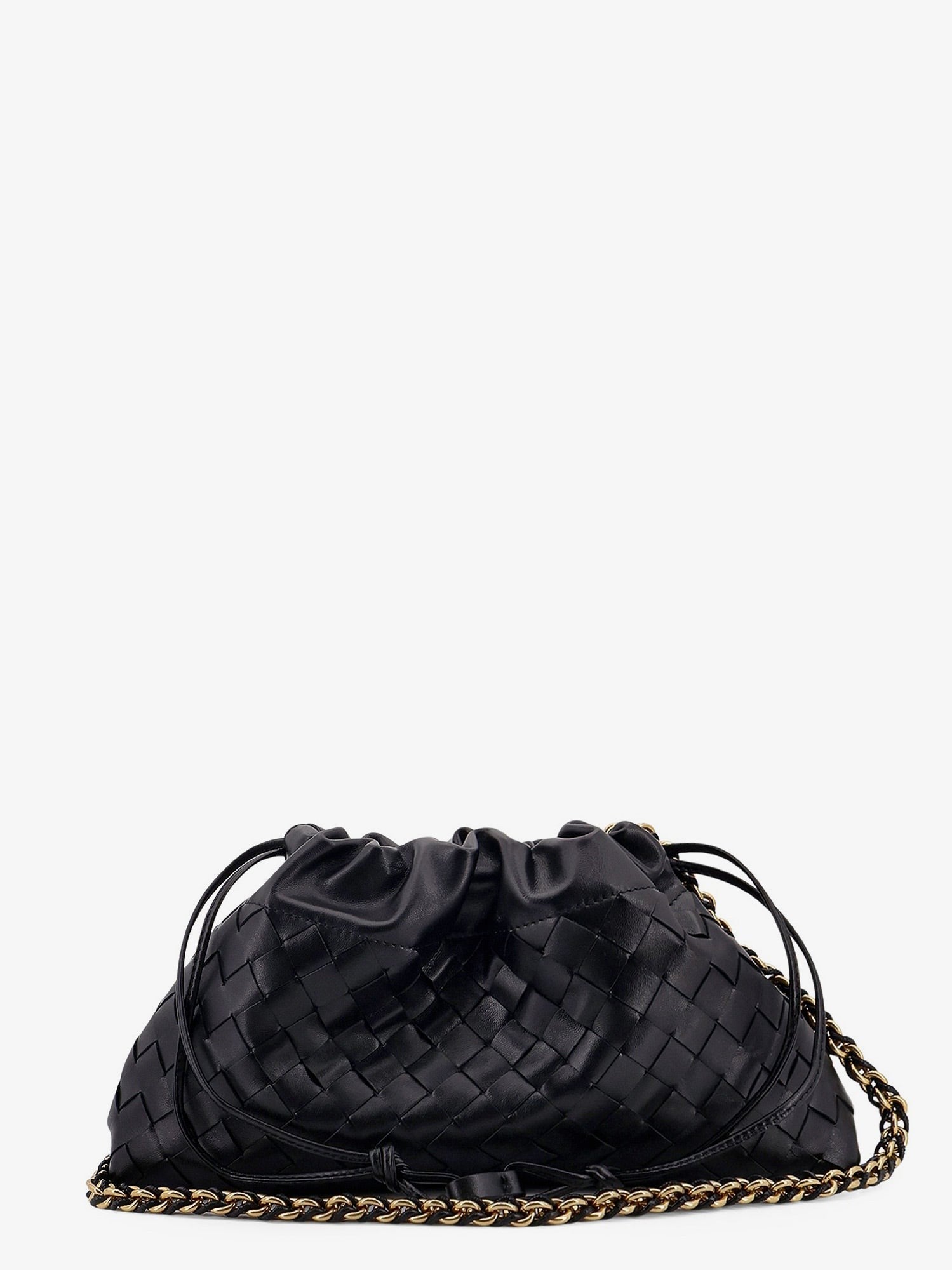 Bottega Veneta Leather Dustbag clutch with Intrecciato motif