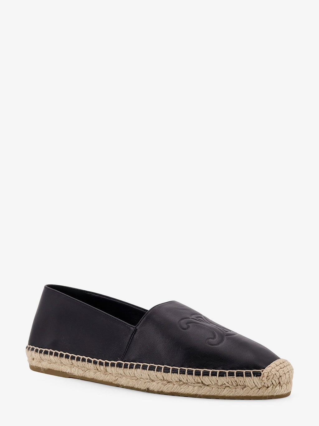 Celine Leather espadrilles with Triomphe detail