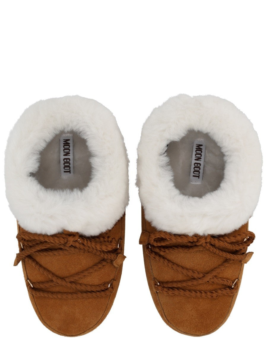 Moon Boot LEATHER "EVX" MULES