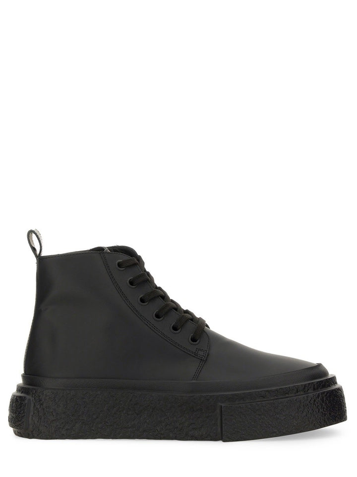 MM6 MAISON MARGIELA LEATHER LACE-UP SNEAKER