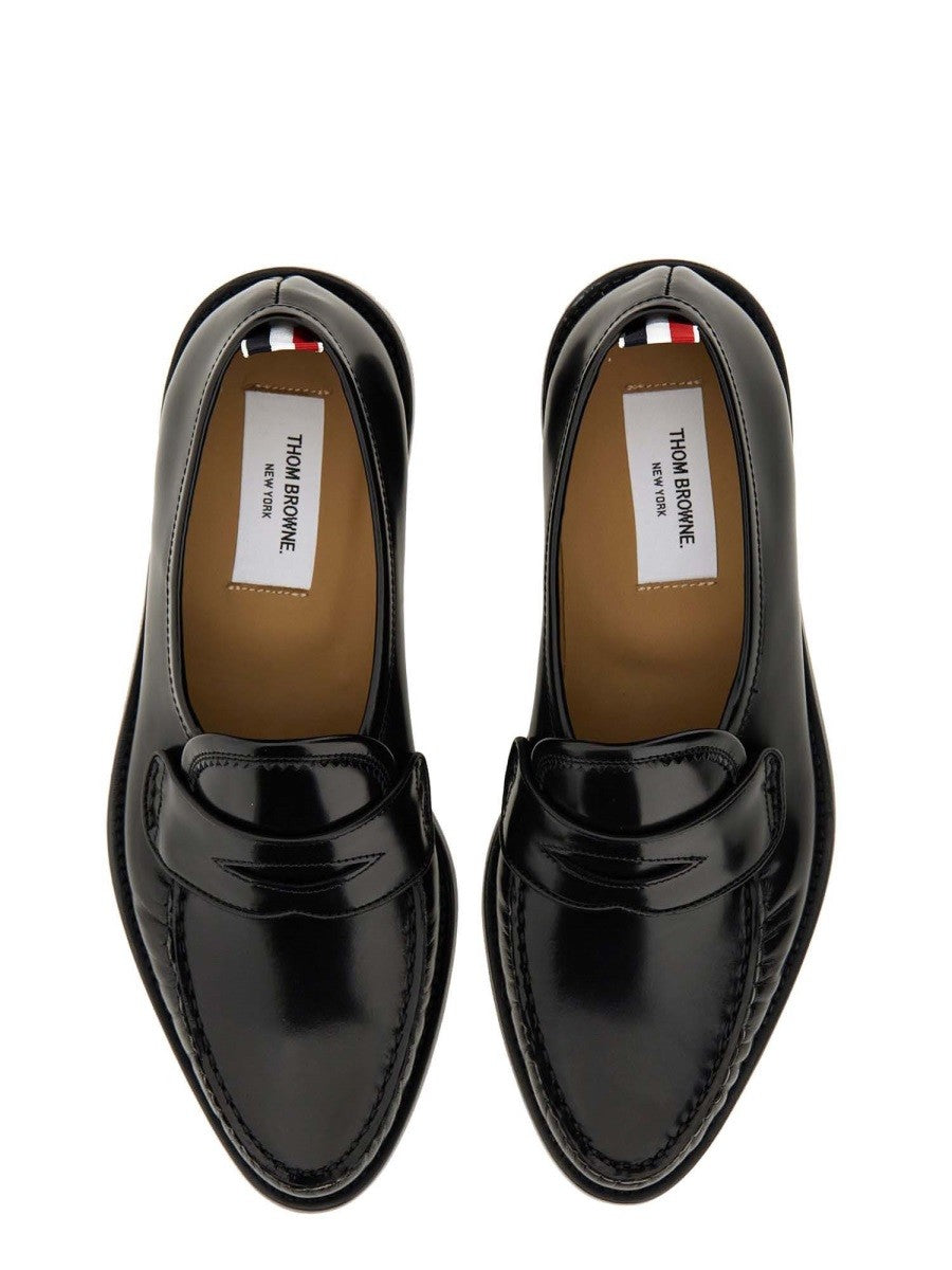 THOM BROWNE LEATHER LOAFER