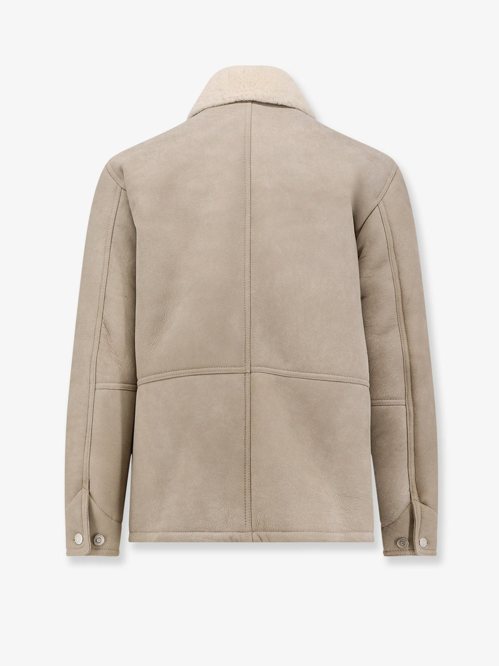 DFOUR Leather long jacket