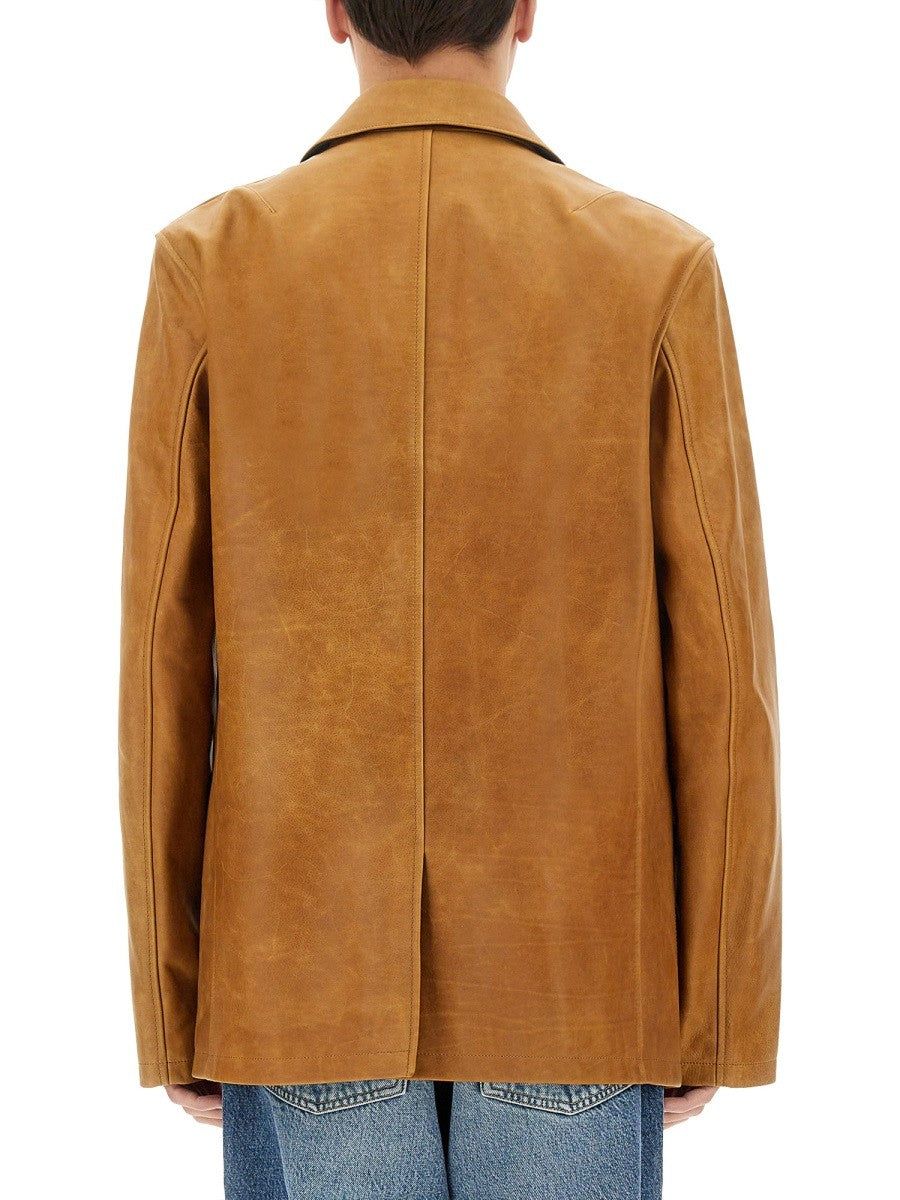 Our Legacy LEATHER OPENING BLAZER