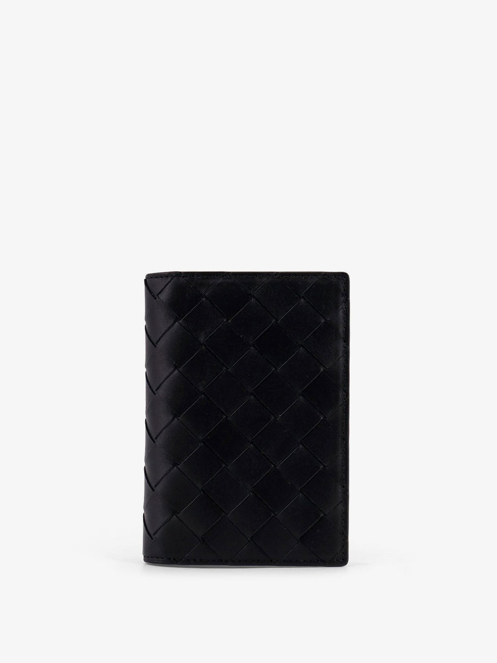 Bottega Veneta Leather passport holder with Intrecciato motif