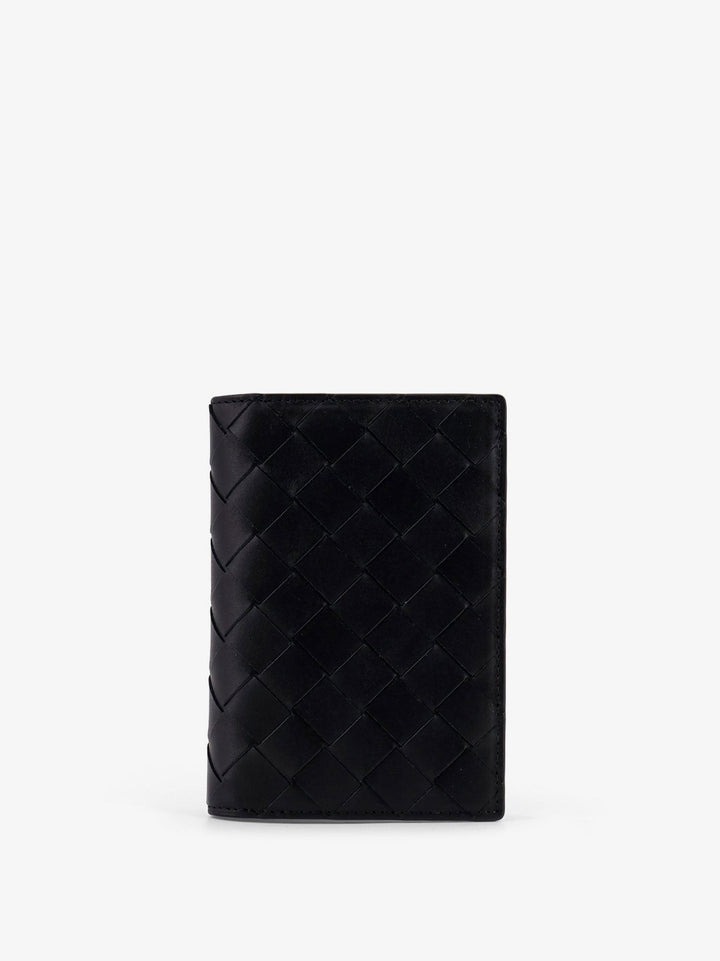 Bottega Veneta Leather passport holder with Intrecciato motif