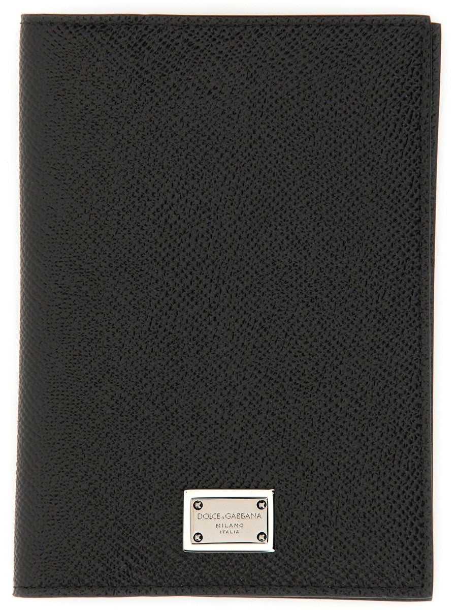 Dolce & Gabbana LEATHER PASSPORT HOLDER