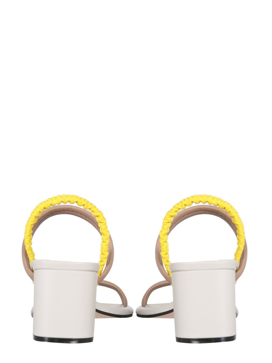 ALYSI LEATHER SANDALS