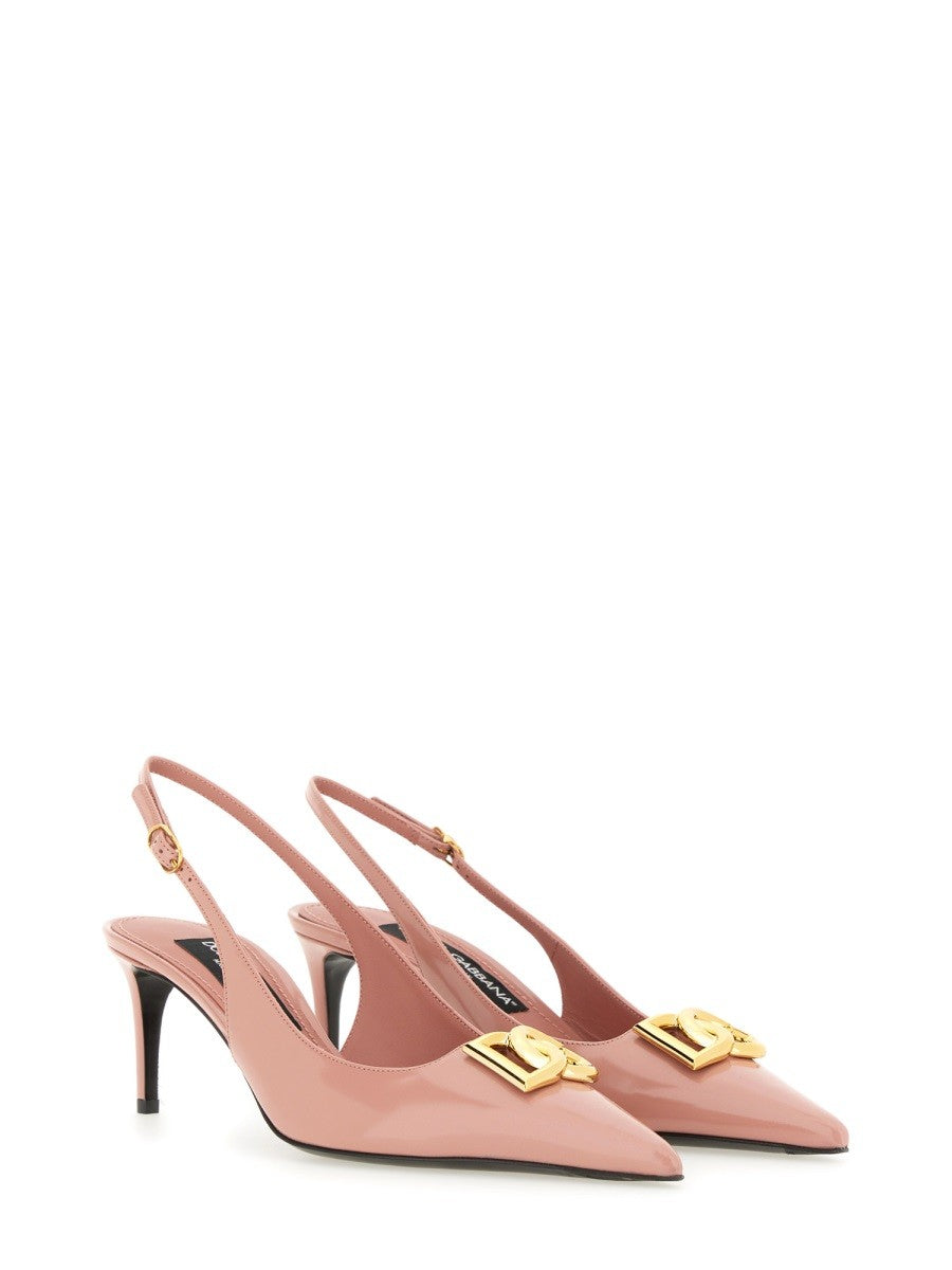 Dolce & Gabbana LEATHER SLINGBACK