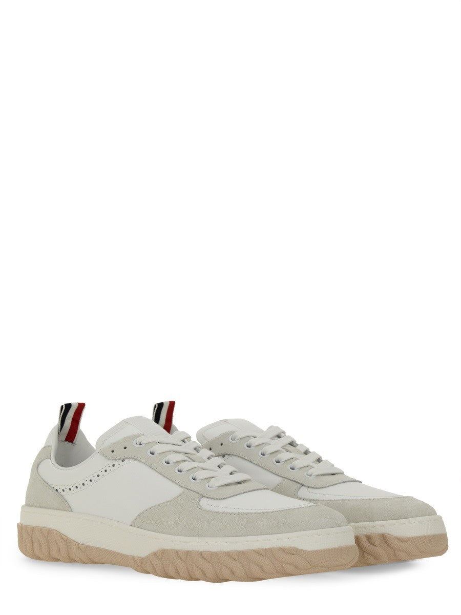 THOM BROWNE LEATHER SNEAKER