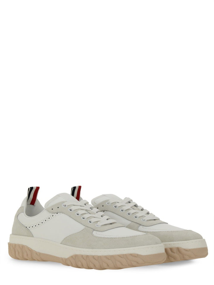 THOM BROWNE LEATHER SNEAKER