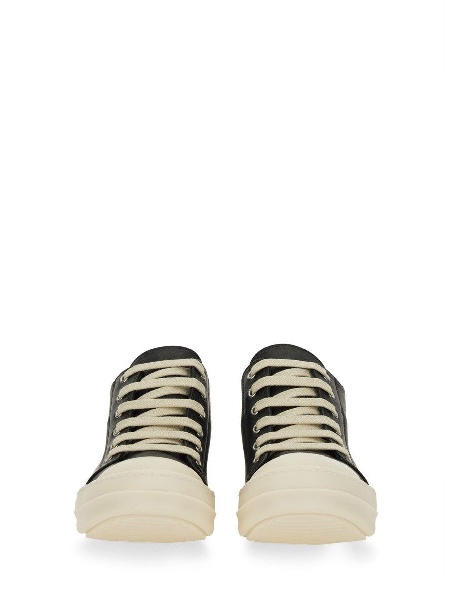 RICK OWENS LEATHER SNEAKER