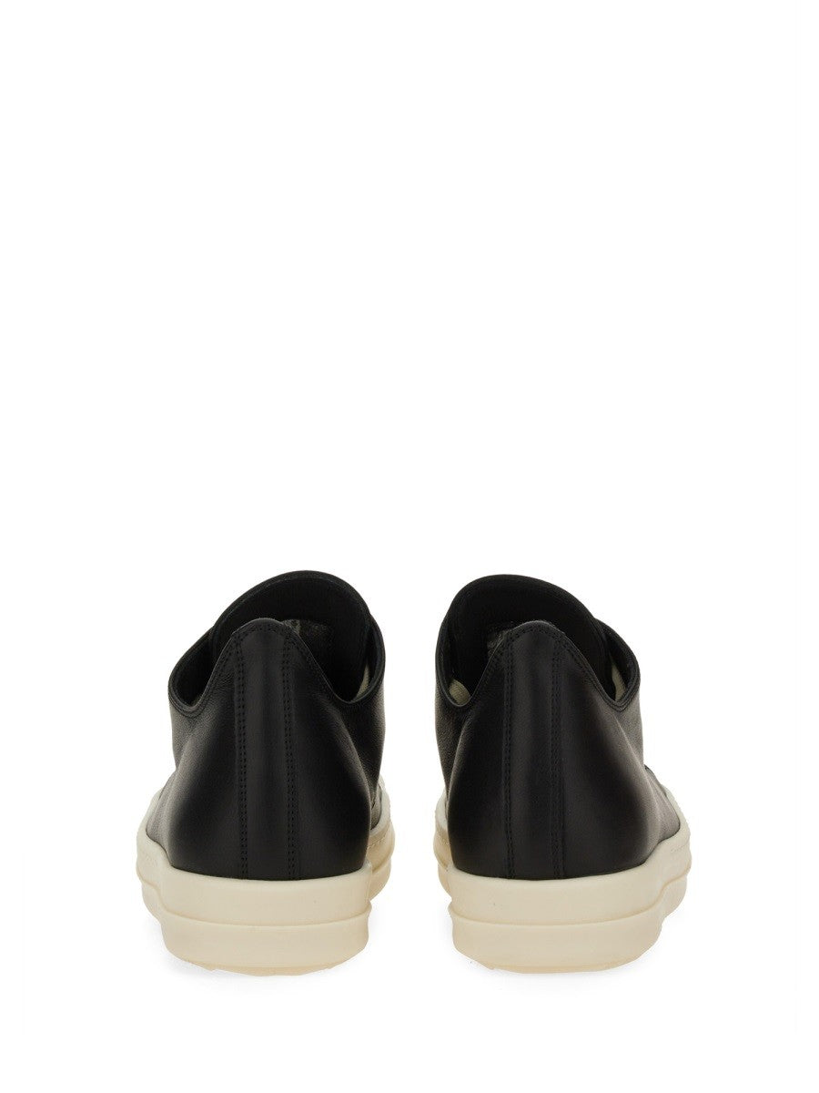 RICK OWENS LEATHER SNEAKER