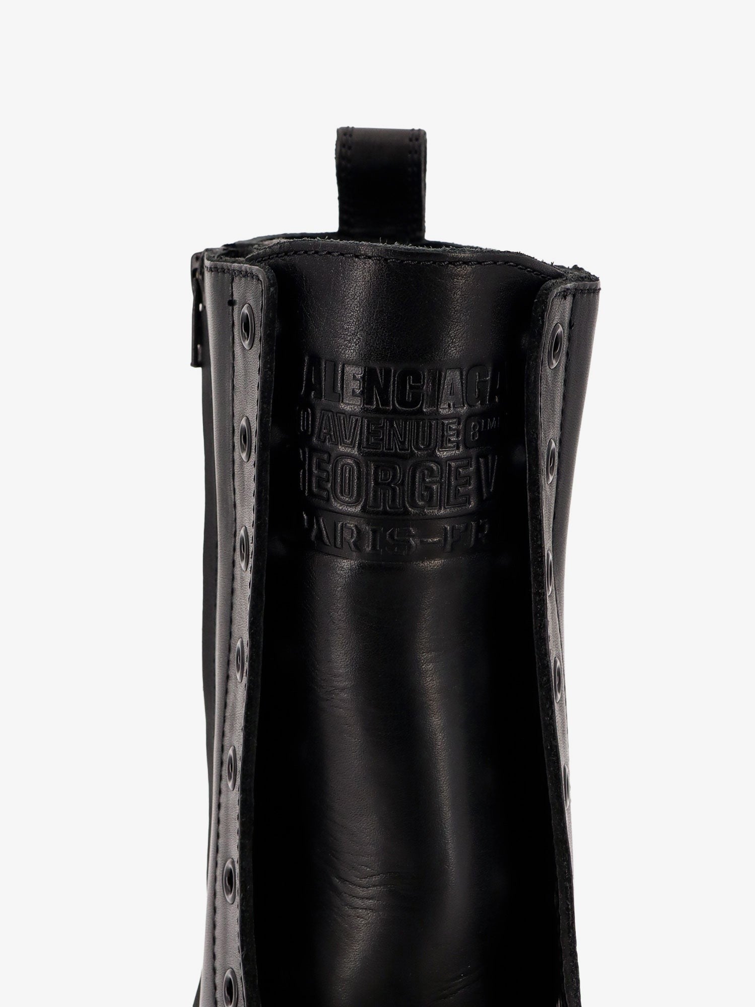 Balenciaga Leather Truck Boots