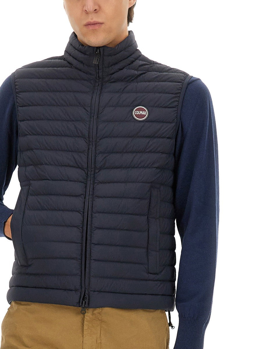COLMAR ORIGINALS LIGHTWEIGHT DOWN VEST WITH DRAWSTRING
