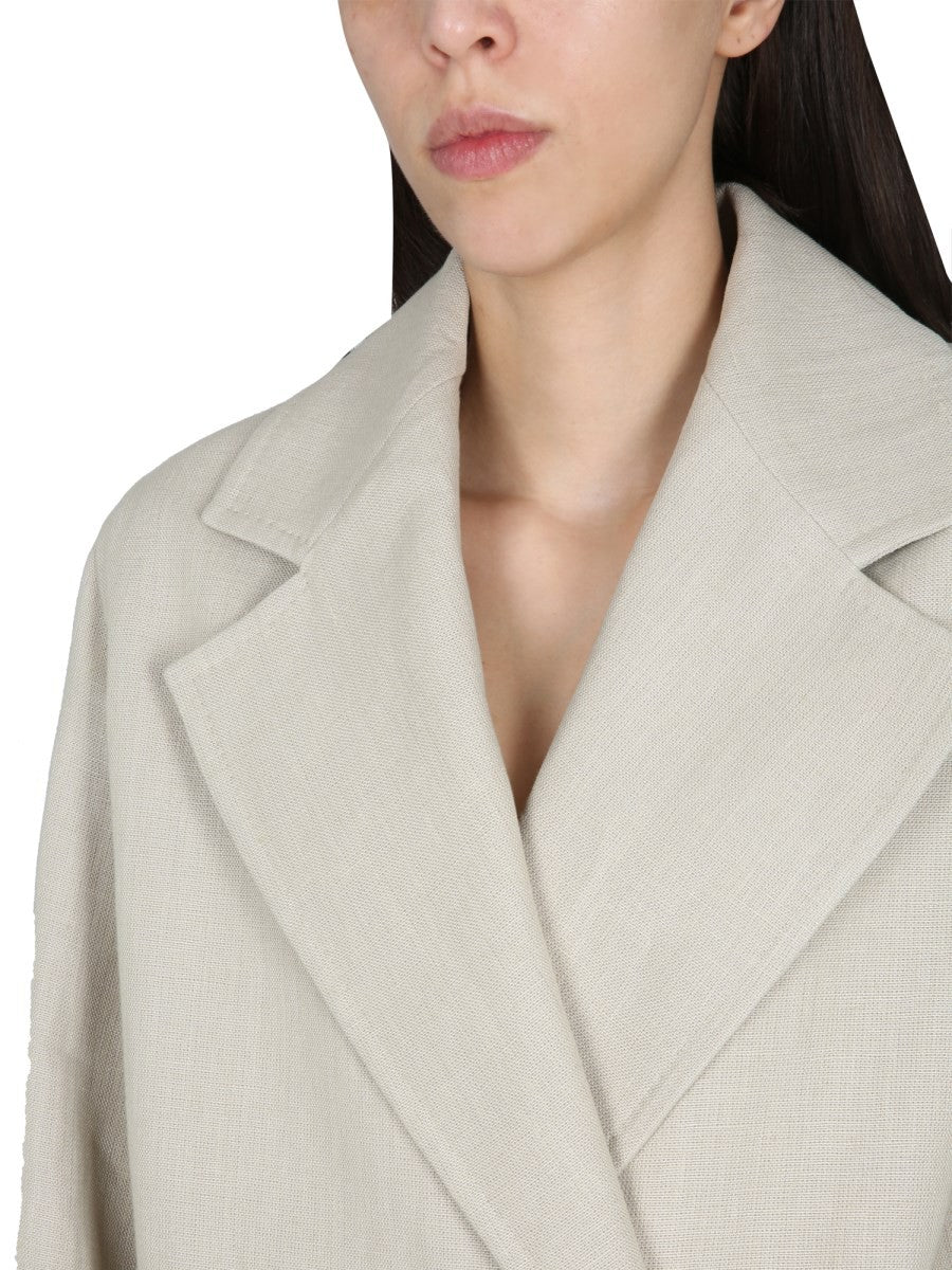 Max Mara LINEN AND JERSEY DUSTER