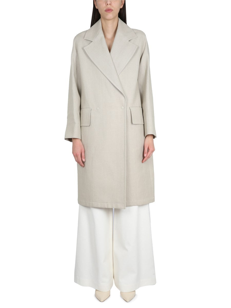 Max Mara LINEN AND JERSEY DUSTER