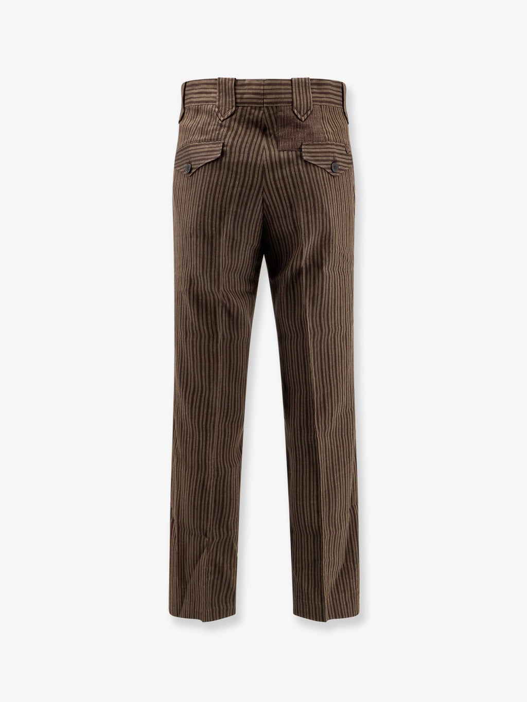 ENFANTS RICHES DEPRIMES Linen blend striped trousers