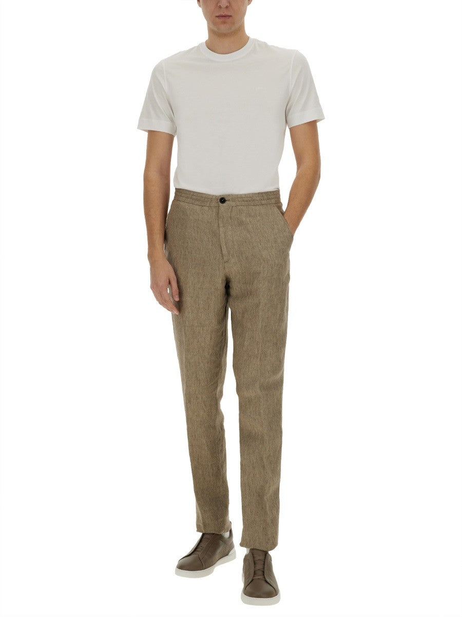 Zegna LINEN JOGGER PANTS