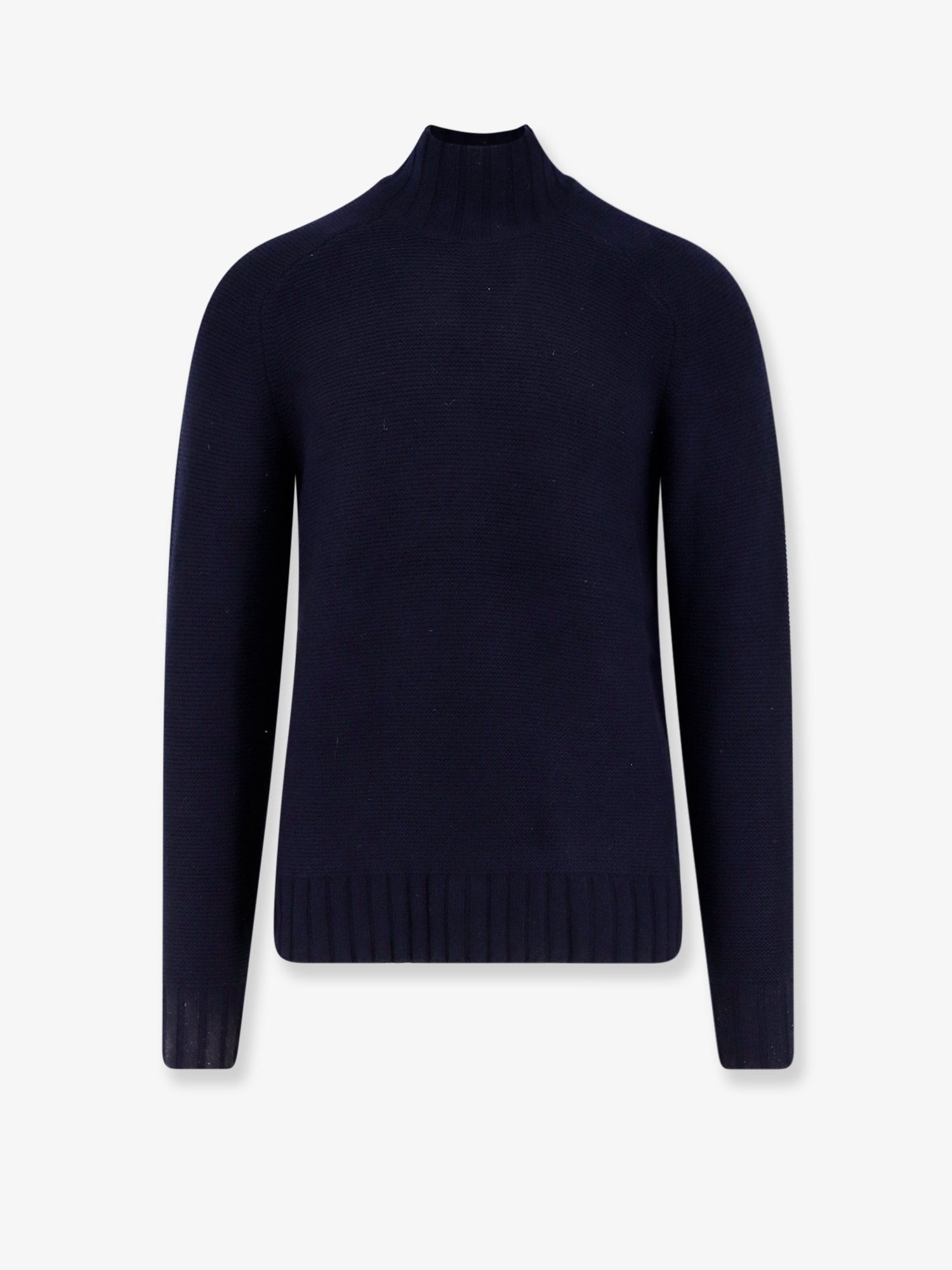ALPHA-STUDIO Links wool and cashmere mock turtleneck