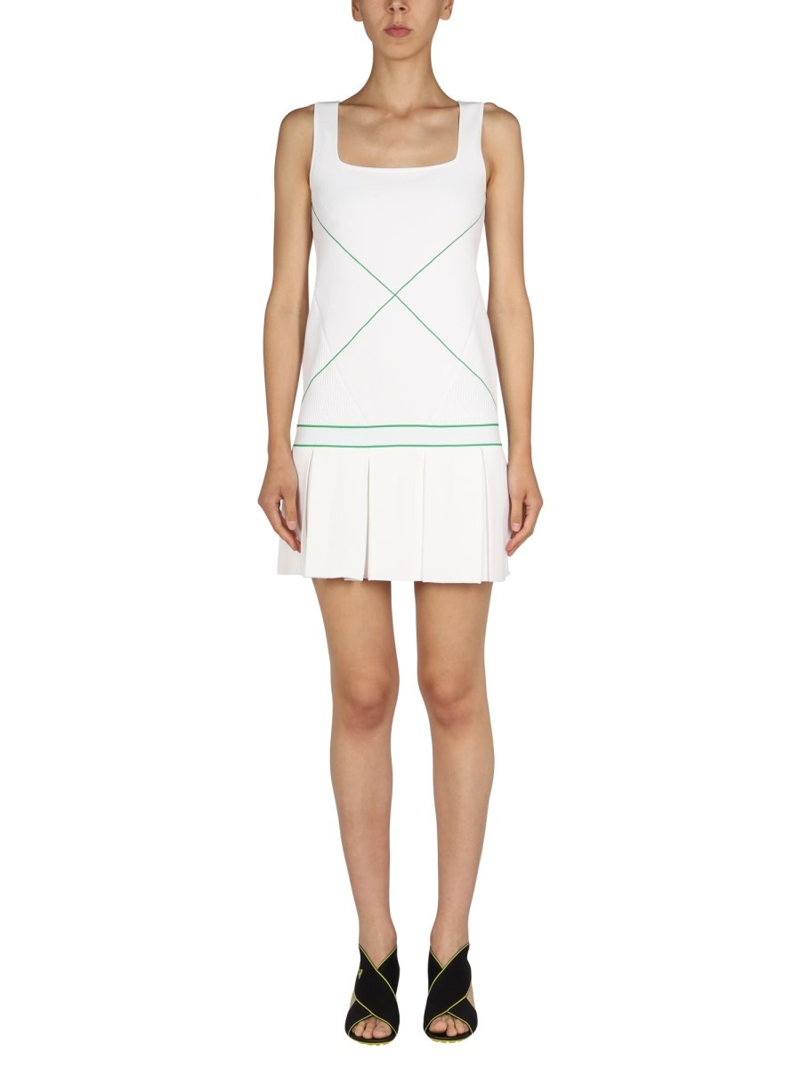 Bottega Veneta LOGO EMBROIDERY DRESS