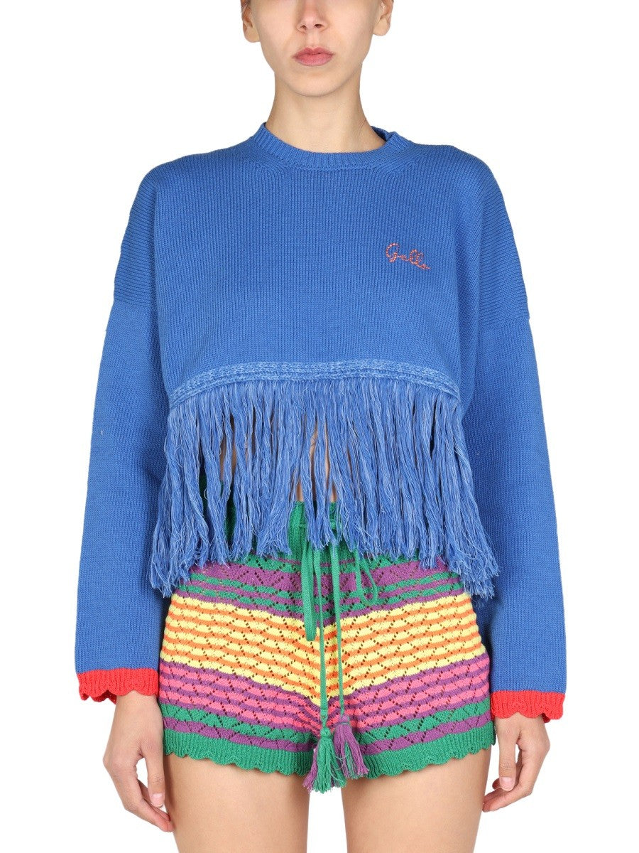 GALLO 1927 LOGO EMBROIDERY SWEATER