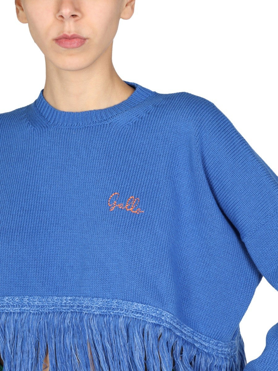 GALLO 1927 LOGO EMBROIDERY SWEATER