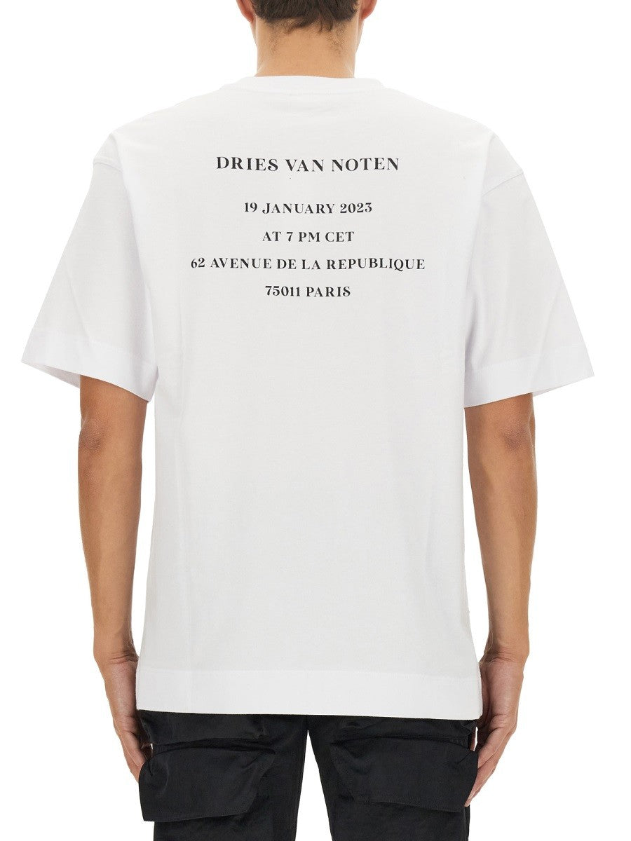 Dries Van Noten LOGO PRINT T-SHIRT