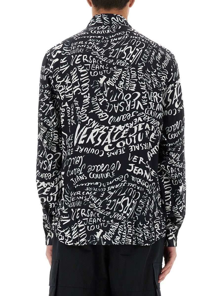 Versace Jeans Couture LOGOMANIA PRINT SHIRT