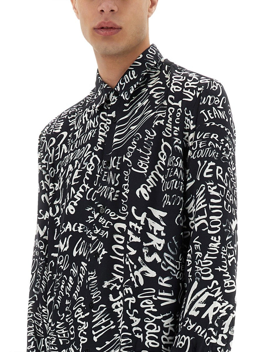 Versace Jeans Couture LOGOMANIA PRINT SHIRT
