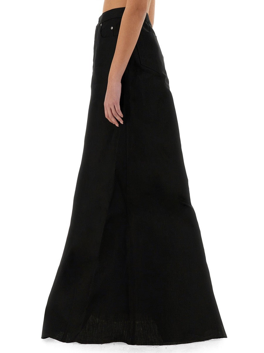 RICK OWENS LONG SKIRT
