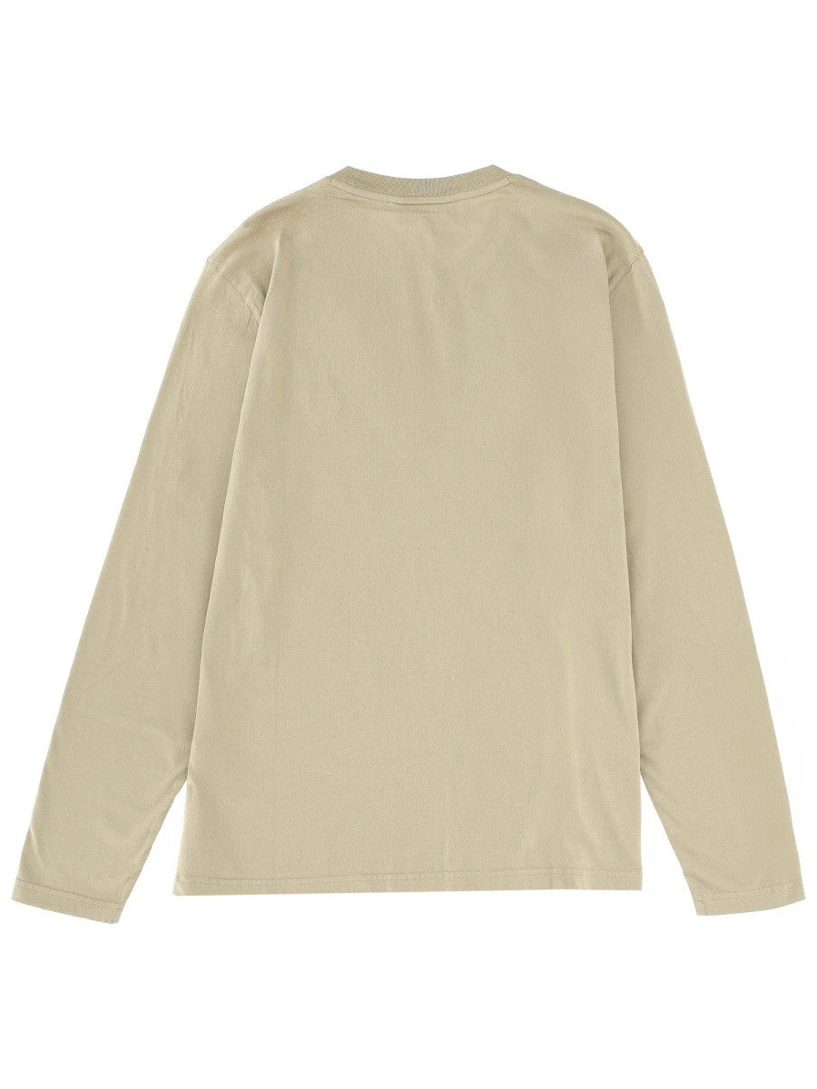 Maison Kitsune LONG SLEEVE "FOX HEAD" T-SHIRT