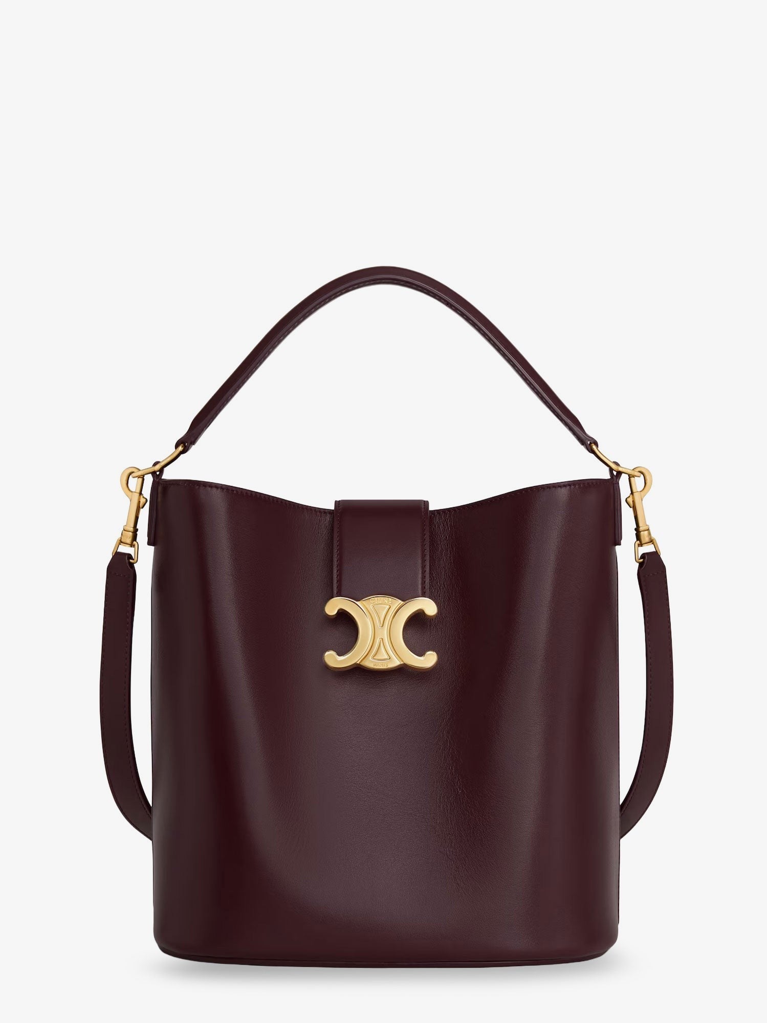 Celine Louise Medium leather bucket bag