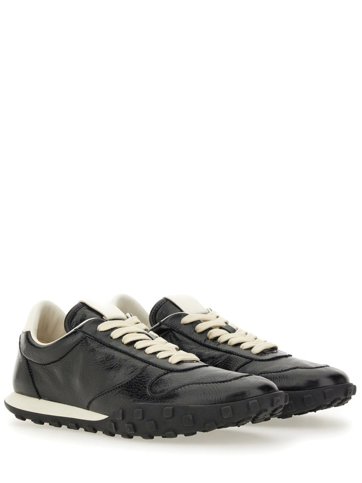 JIL SANDER LOW LEATHER SNEAKER