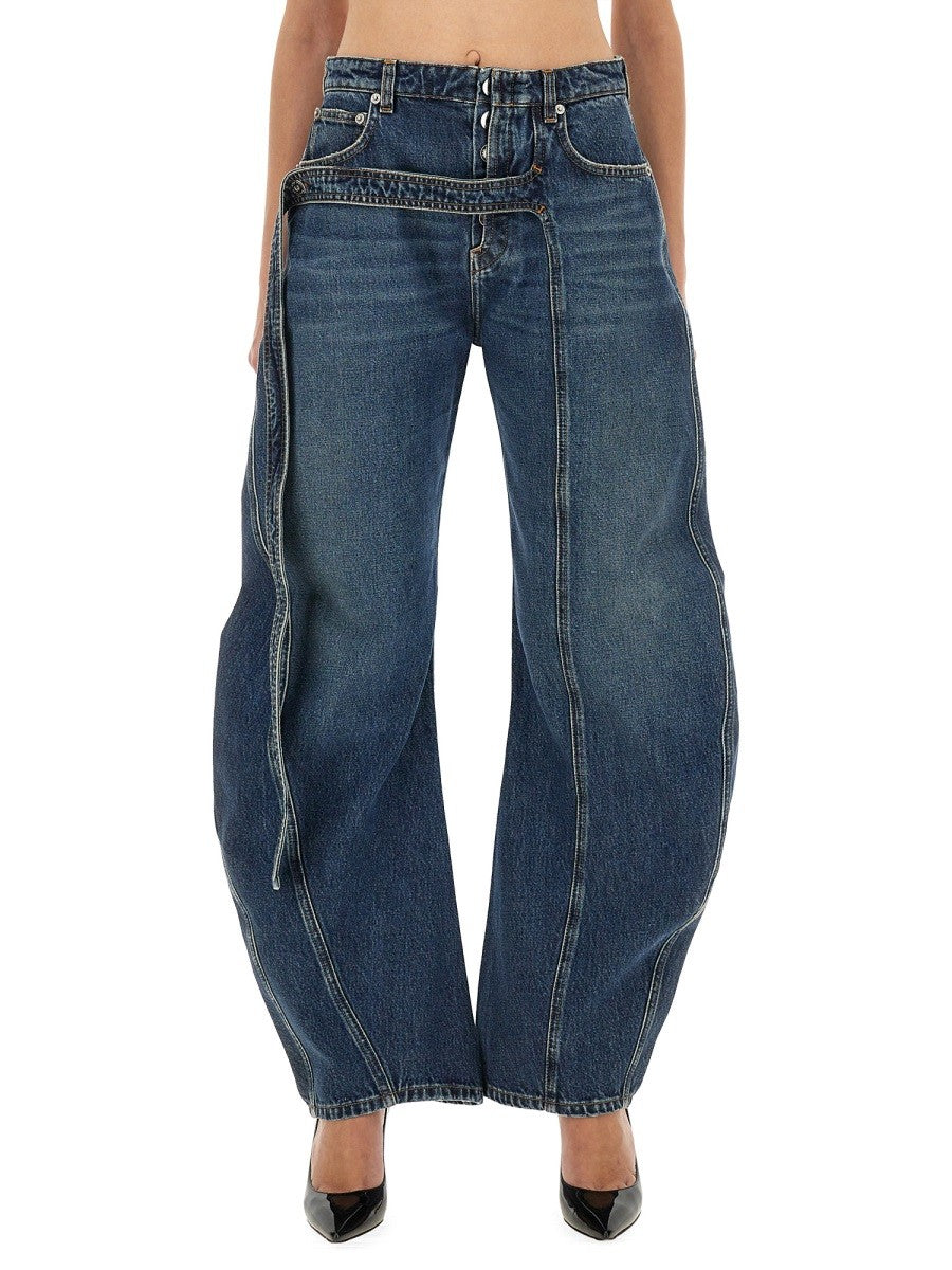 JEAN PAUL GAULTIER LOW-RISE JEANS