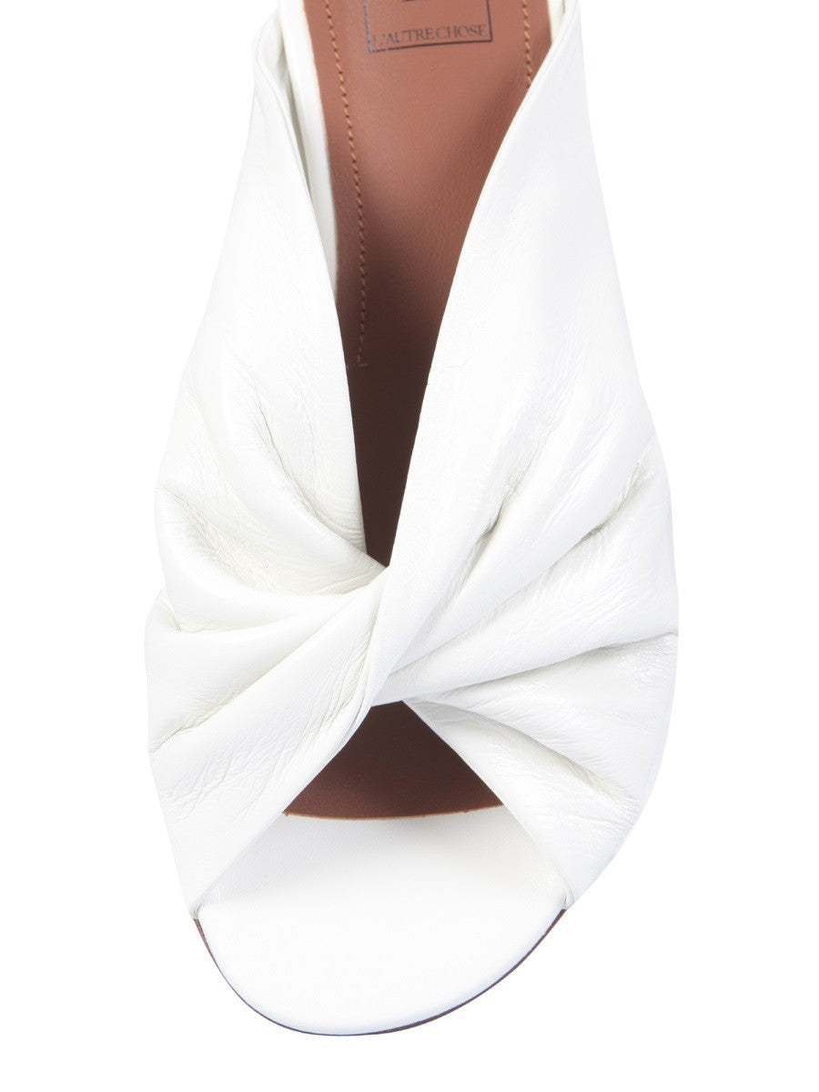 L'AUTRE CHOSE LOW SANDALS