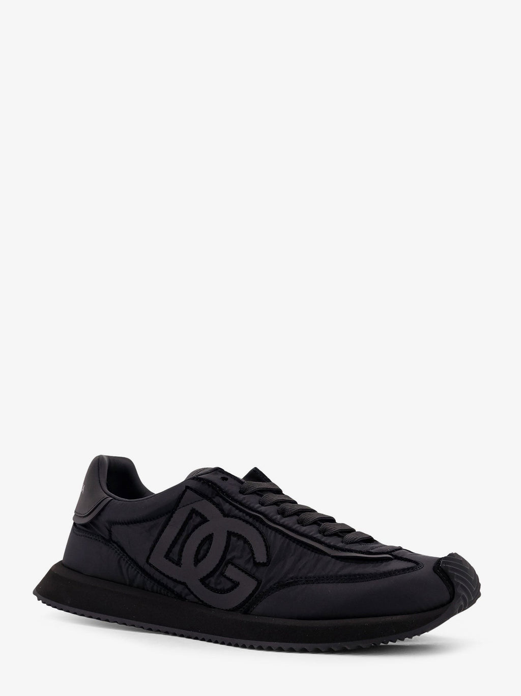 Dolce & Gabbana Low-top mesh sneakers with suede inserts