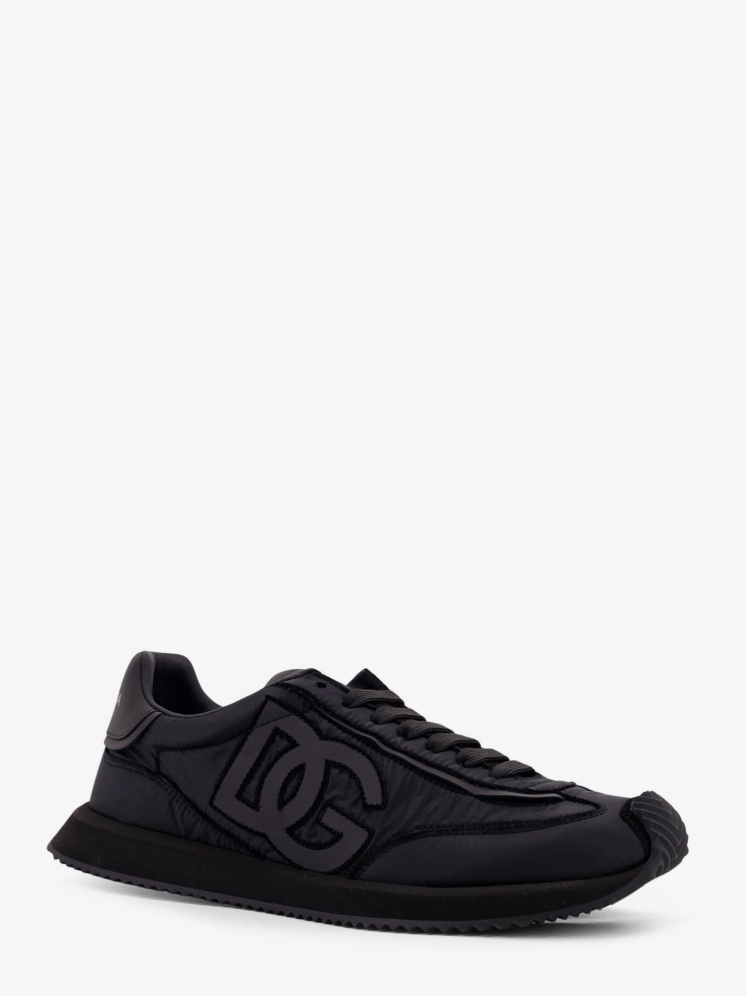 Dolce & Gabbana Low-top mesh sneakers with suede inserts