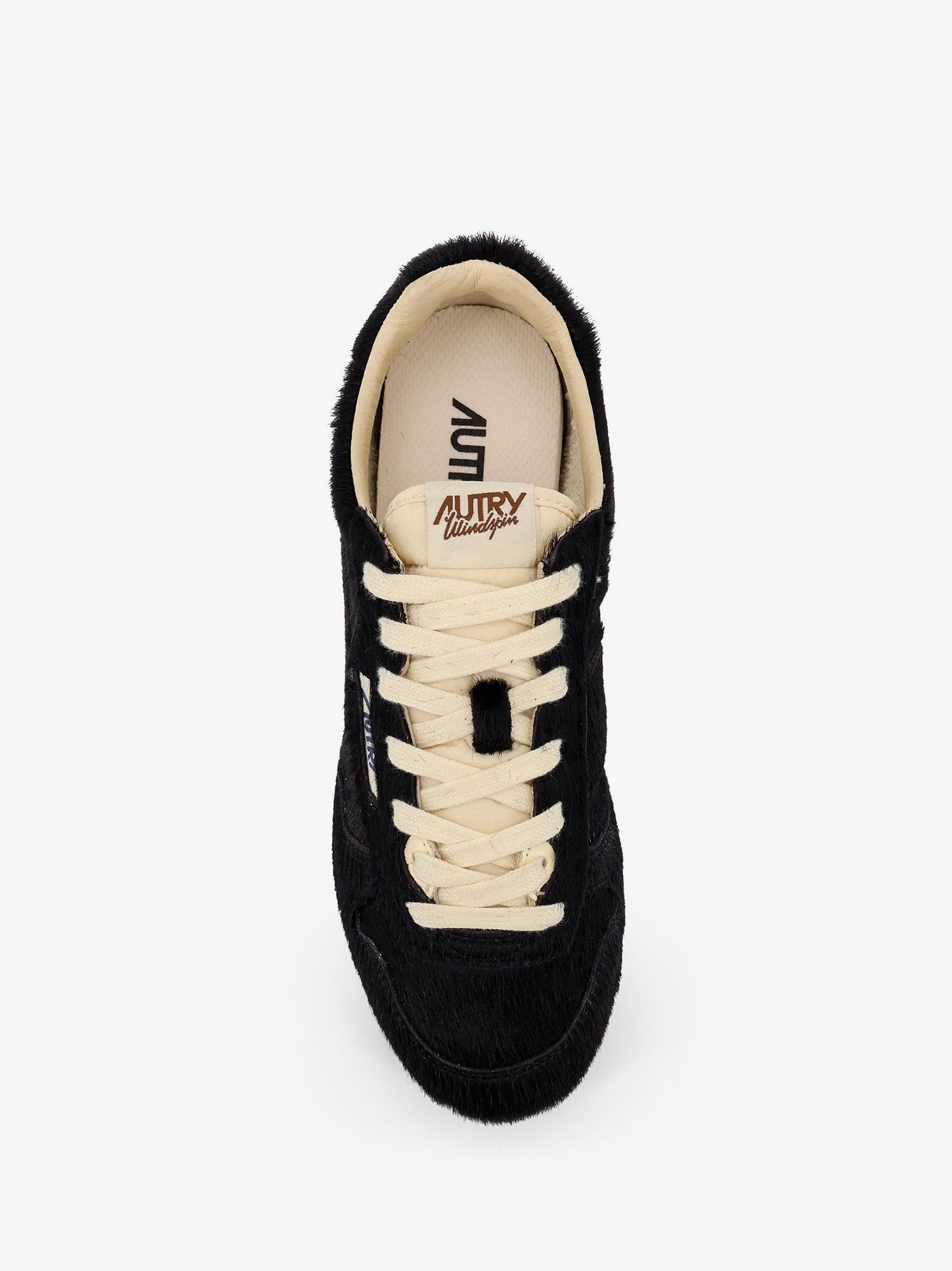 Autry Low-top Windspin pony skin sneakers