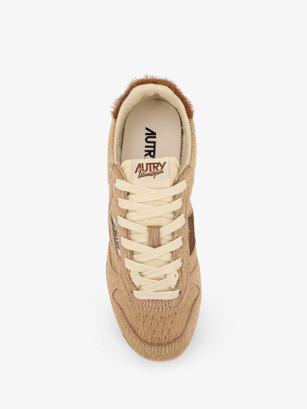 Autry Low-top Windspin pony skin sneakers