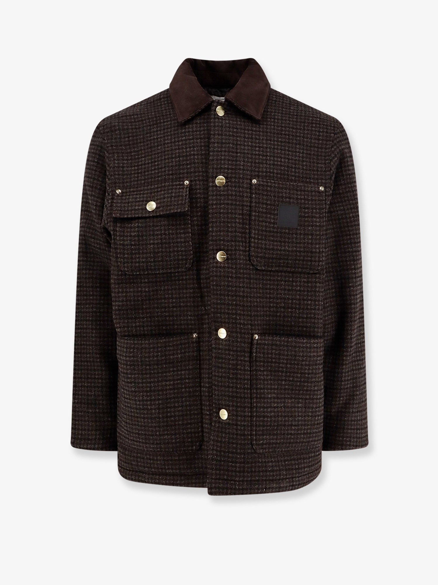 Carhartt Wip Lowis jacket with houndstooth pattern