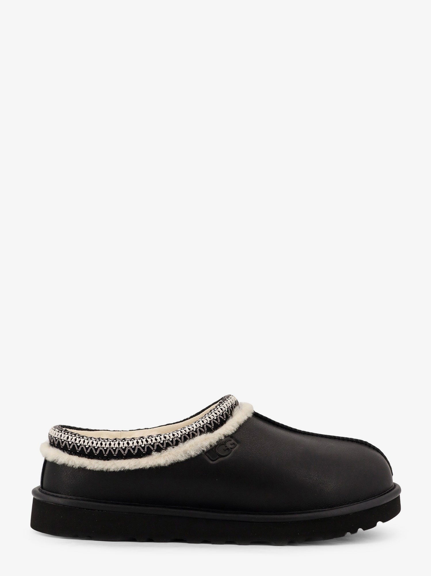 Ugg M Tasman Noir leather slip on